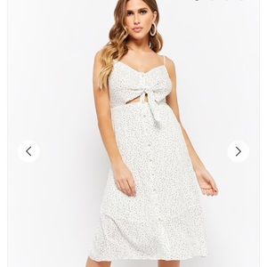 Dot Print Midi Dress 🖤🖤 NWT